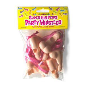 Super Fun Penis – Silbatos de Fiesta – 6 Paquete