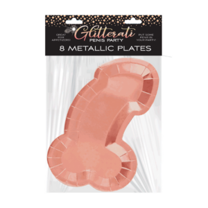 Glitterati – Penis – 8 Plates – Rose Gold