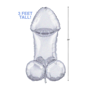 Glitterati – Disco Penis 3ft Mylar Balloons