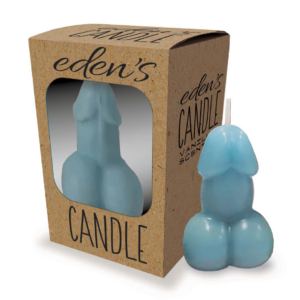 Eden’s Candle – Vela Aromatizada de Vainilla – Azul