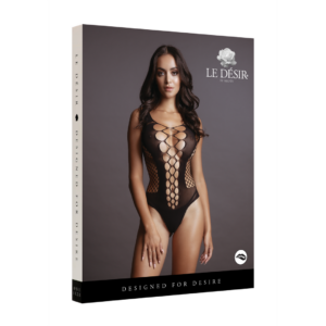 Teddy de red de cerca en contraste – Talla única
