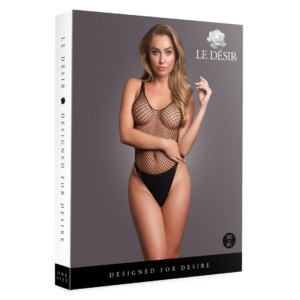 Body with Fishnet Structure – OS – Black