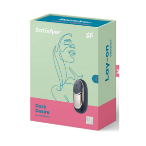 Dark Desire – Lay-on Vibrator – Dark Blue/Brass