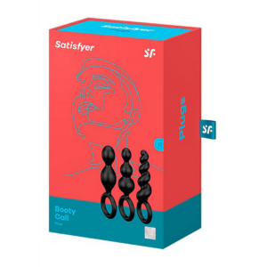 Booty Call – Set de Plug Anal 3 Pcs – Negro