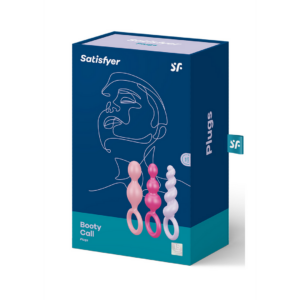Booty Call – Butt Plug Set 3 Pcs – Pink/Purple/Red