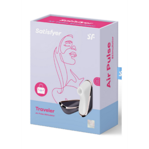 Traveler – Air Pulse Stimulator – Aubergine/Rose Gold