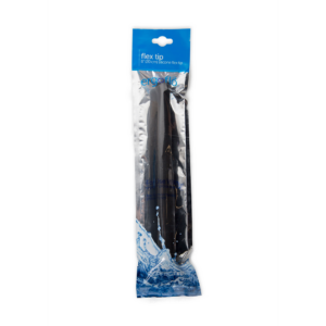 Ergoflo – Punta Flexible de Silicona para Ducha Anal – 8 / 20 cm – Negro