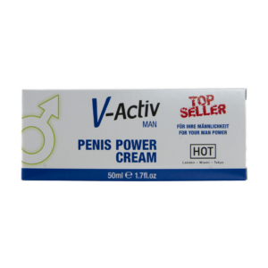 V-Activ – Penis Power Cream for Men – 2 fl oz / 50 ml