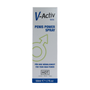 V-Activ – Spray de Potencia para el Pene para Hombres – 2 fl oz / 50 ml