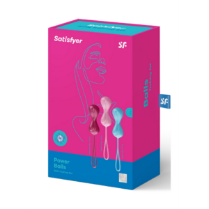 Bolas de Poder – Bolas de Kegel – 3 Piezas – Turquesa/Rojo/Rosa
