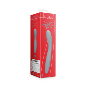 Vibrador de Punto G de Silicona Ultra Suave – Gris Basalto