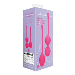 Juego de 2 Bolas Kegel Golpeadoras – Fresa Silvestre