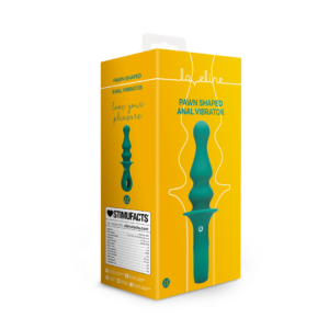 Vibrador Anal en Forma de Peón – Pluma de Pavo Real