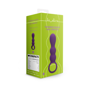 Vibrador anal en forma de gota – Morado transparente