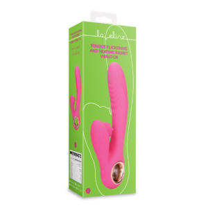 Tongue Flickering and Heating Rabbit Vibrator – Exuberant Pink