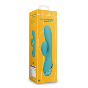 Inflatable Rabbit Vibrator – Peacock Blue