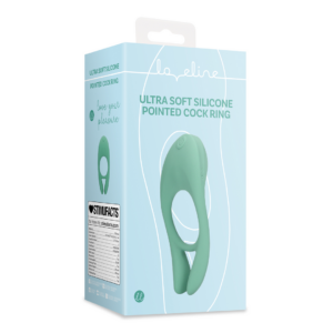 Ultra Soft Silicone Pointed Cock Ring – Blue Grass
