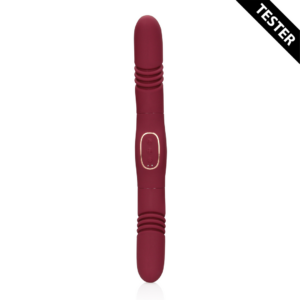 Double-Sided Thrusting Vibrator – Merlot Grape – Tester