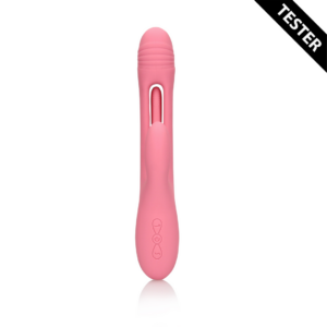 Flapping G-Spot Rabbit Vibrator – Pink Arabesque – Tester