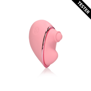 Tapping Heart Vibrator – Pink Arabesque – Tester