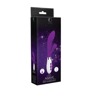 Agave – Vibrador Conejito Recargable – Púrpura