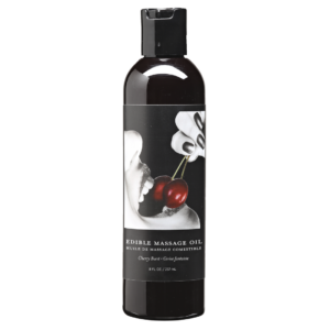 Aceite de Masaje Comestible de Cereza – 8 fl oz / 237 ml