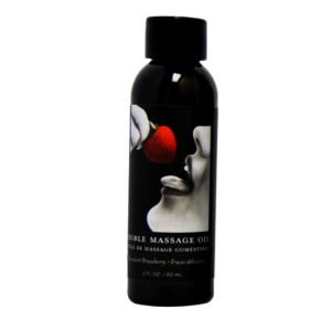 Aceite de Masaje Comestible de Fresa – 2 fl oz / 60 ml