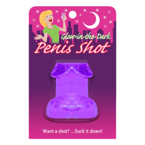 Glow-in-the-Dark Penis Shot – Purple