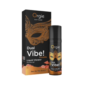 ¡Dual Vibe! Vibrador Líquido Besable – Sex On The Beach – 0.5 fl oz / 15 ml