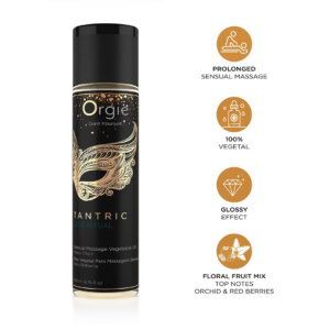 Ritual de Amor Tántrico – Aceite de Masaje Efecto Brillante – 7 fl oz / 200 ml