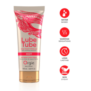 Lube Tube Hot – Lubricante a base de agua con efecto cálido – 5 fl oz / 150 ml