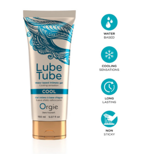 Lube Tube Cool – Lubricante a base de agua con efecto refrescante – 5 fl oz / 150 ml