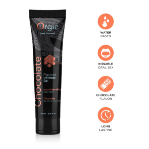 Lube Tube Chocolate – Lubricante a base de agua – 3 fl oz / 100 ml
