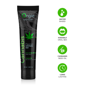 Lube Tube Cannabis – Lubricante a base de agua – 3 fl oz / 100 ml