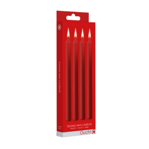 Velas de Cera Teaser – 4 Piezas – Grande – Roja