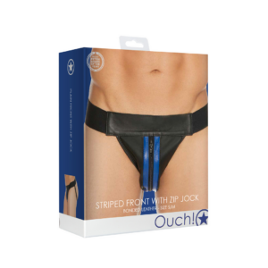 Jock con cremallera frontal liso – S/M