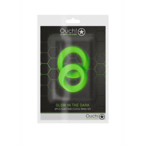 Cockring Set – Glow in the Dark – 2 Pieces