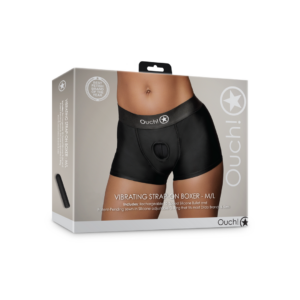 Cinturón Vibrador Strap-on – M/L – Negro