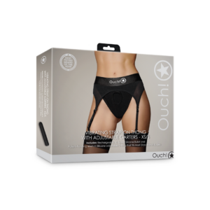 Tanga Vibrador con Tirantes Ajustables – XS/S – Negro