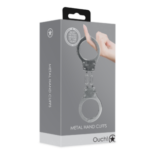 Metal Hand Cuffs – Silver