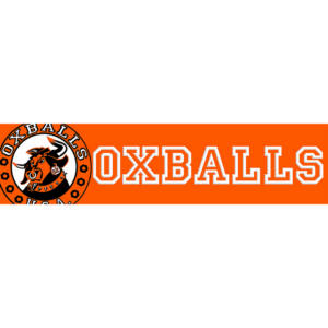 Oxballs Header Signage – Logo and Text 23 x 6 Narrow