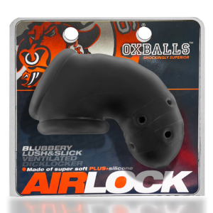 Airlock – Air-Lite Vented Chastity – Hielo Negro