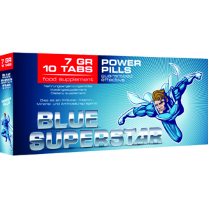 Cápsulas Estimulantes Blue Superstar