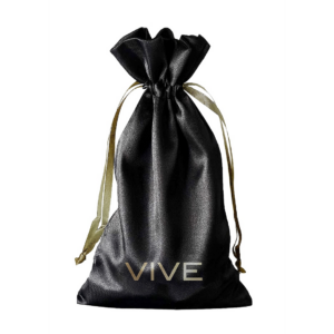 Vive Satin Toy Bag – Black