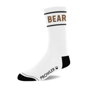 Bear Socks – White/Brown