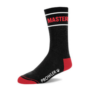 Master Socks – Black/Red