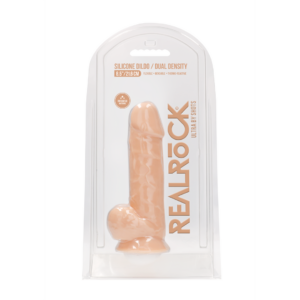 Dildo de silicona con bolas – 9 / 21,6 cm