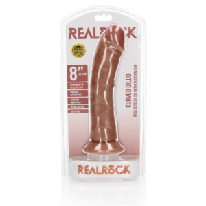 Dildo Curvado Realista con Ventosa – 8 / 20,5 cm