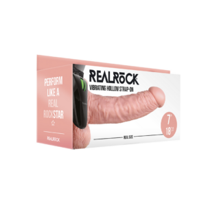 Arnés Vibrante Hueco con Bolas – 7 / 18 cm