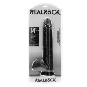 Extra Large Straight with Balls 14 / 35,5 cm – Black